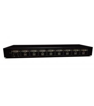 Goede prijs. 8 Rek van de haven zet het Vrouwelijke DVI KVM Schakelaar SW1801D KVM-Schakelaar op online