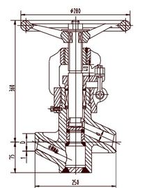 Goede prijs. Actuator van de Koolstofstaal Elektrische Klep, Bolkleppen J61Y DN40 ~ DN50 online