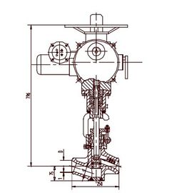 Goede prijs. Van het de Legeringsstaal van het chromiummolybdeen Elektrische de Klep sneed Actuator, Klep J961Y DN40 ~ DN50 af online
