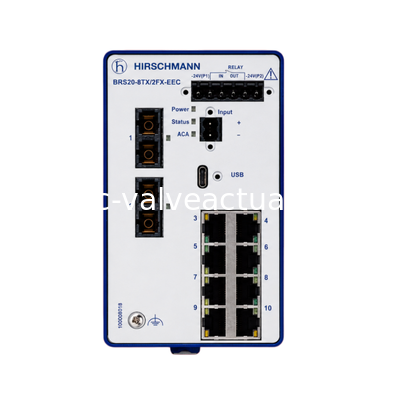 Goede prijs. Hirschmann BRS20-8TX/2FX-EEC Beheerde Industrial Ethernet Switch. 8TX + 2FX Fiber. online