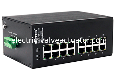 Goede prijs. UOTEK UT-6516E 16-poort 100M Industrial Ethernet Switch met verbeterde bliksembescherming online