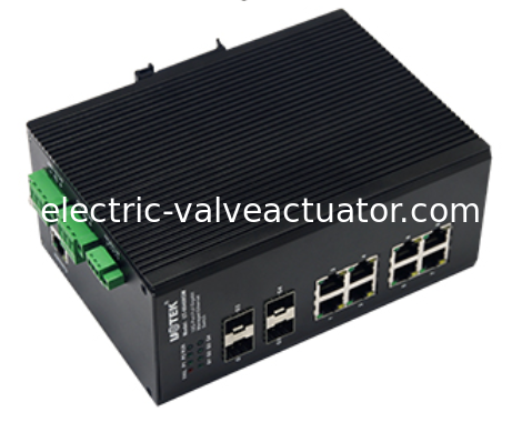 Goede prijs. UOTEK UT-66408GM 8GE + 4G Volledige Gigabit beheerde industriële Ethernet-switch L2 netwerkbeheerschakelaar online