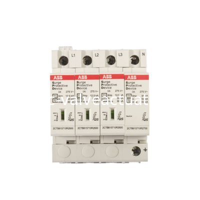Goede prijs. ABB 2CTB815710R0700 Overspanningsbeveiliging SPD Type 1+2 3P+N 275V Bliksembeveiliging online