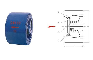 Goede prijs. CVWR gegoten koper wafer stilte selectievakje industrie systeem power station valve 100 mm online